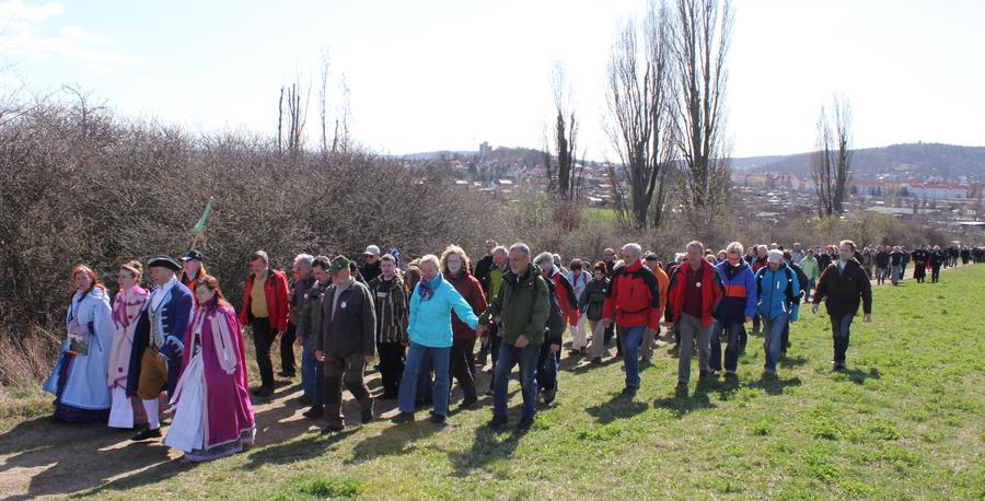 Viele Wandererfreunde waren auf dem ca. 16 Km langen Geo- und Genusswanderweg unterwegs.