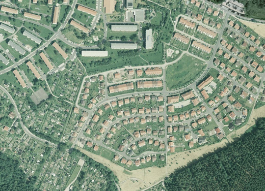 Luftbild vom H&uuml;ttenholz in Ilmenau