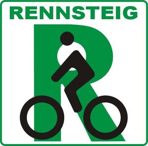 Bild vergrößern: Logo Rennsteig-Radwanderweg
