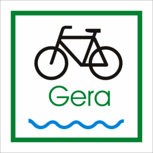 Bild vergrößern: Logo des Gera-Radwanderweg