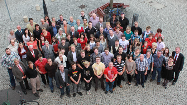 Der Einladung zur großen Sportlehrehrung ins Hotel Tanne kamen auch 2012 wieder zahlreiche Sportler nach, darunter auch unsere Spitzensportler Andrea Henkel, Jens Filbrich und Christin Senkel.
