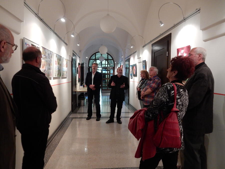 Ausstellungser&ouml;ffnung im Landratsamt Mai 2015