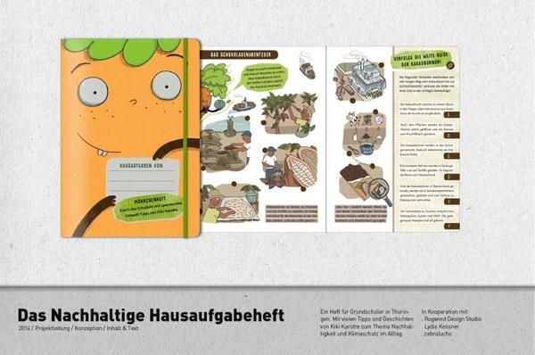 Bild vergr&ouml;&szlig;ern: Nachhaltiges Hausaufgabenheft