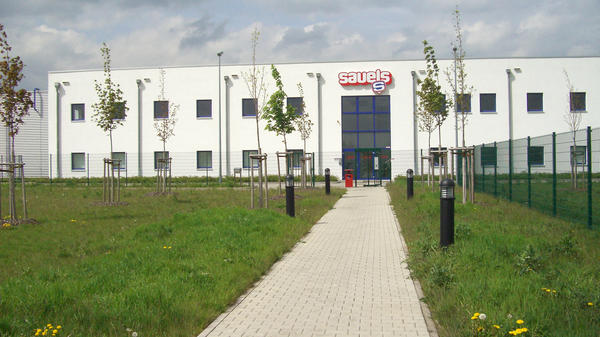 Firmengeb&auml;ude der Sauels Schinken GmbH & Co. KG in Arnstadt