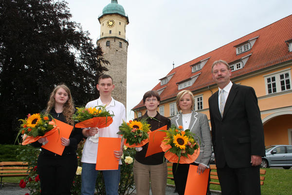Bild vergr&ouml;&szlig;ern: Auszubildende und Studenten des Landratsamtes Ilm-Kreis 2009