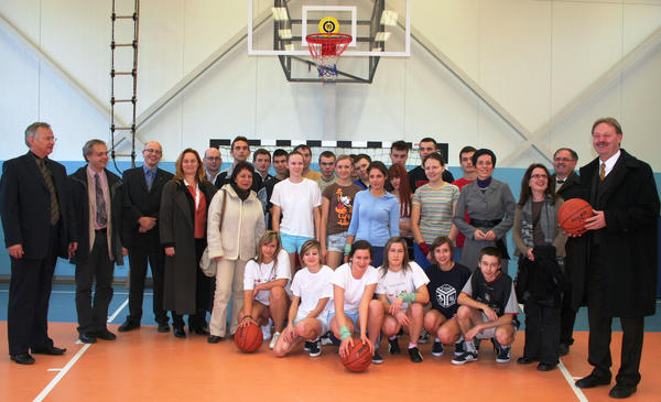 Delegation & Gastgeber zu Besuch am Lyzeum in Kleczew, Partnerschule d. Lindenberggymnasiums Ilmenau
