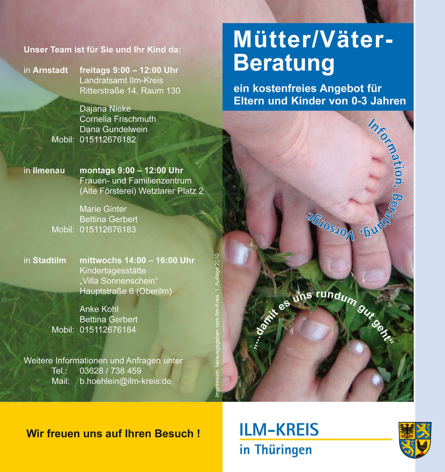 Cover Faltblatt M&uuml;tter/V&auml;ter-Beratung