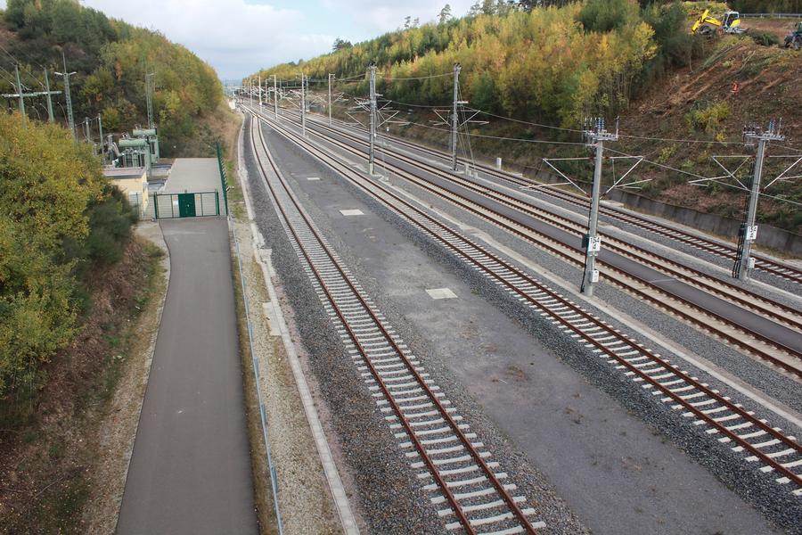 An dieser Stelle bei W&uuml;mbach war ein Regionalhalt angedacht laut Planfeststellungsbeschluss. (2)