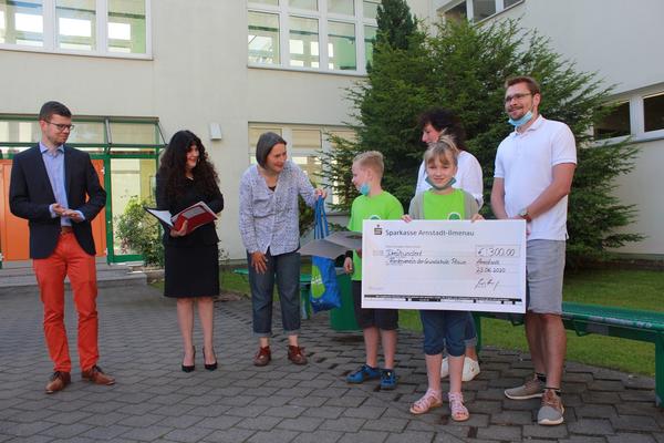 Bild vergr&ouml;&szlig;ern: Den ersten Platz beim Schulradeln erreichte die Grundschule Plaue.