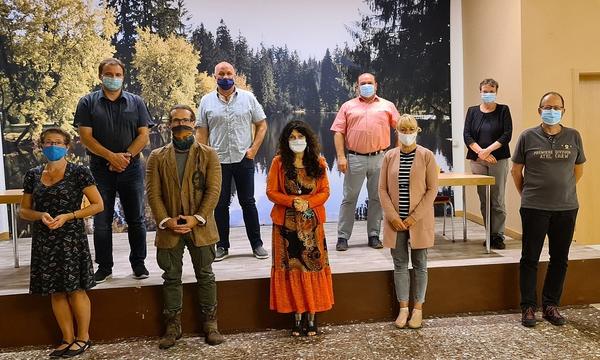 Bild vergr&ouml;&szlig;ern: Ein Teil der Lenkungsgruppe, die am Montag f&uuml;r das KOMET-Folgeprojekt berufen wurde.
