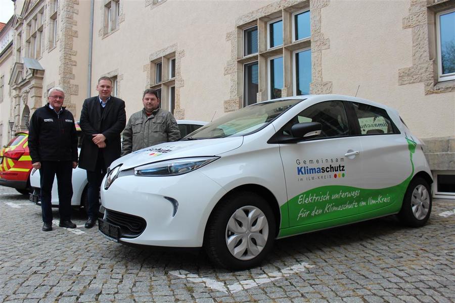 Peter Kaspar, Kevin Jandt (Autohaus Kaspar), Fuhrparkleiter Dirk Hopf