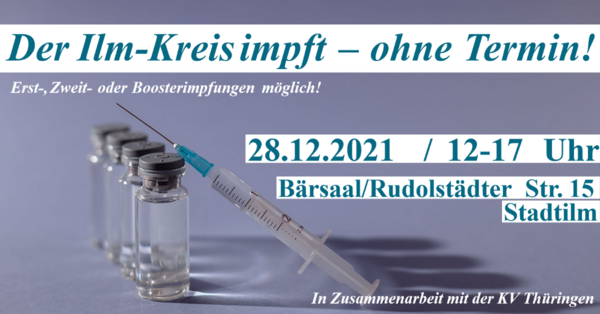Bild vergr&ouml;&szlig;ern: Impfung Stadtilm B&auml;rsaal