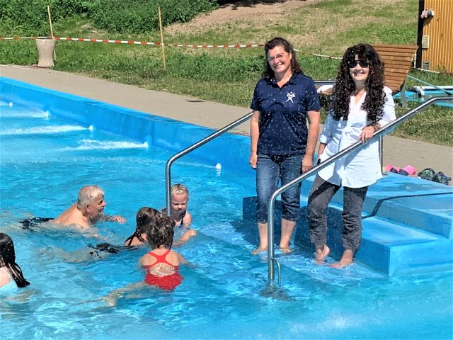 Er&ouml;ffnung Ferienschwimmkurs in Gro&szlig;breitenbach