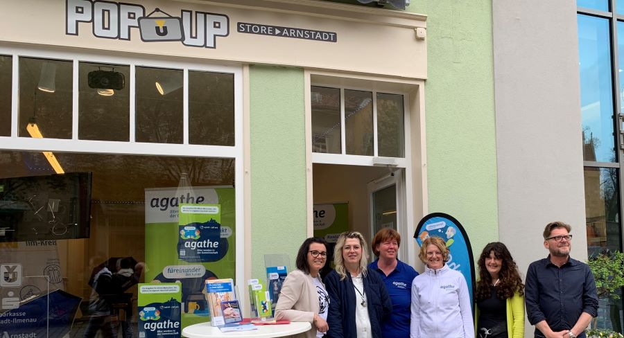 AGATHE im Popupstore