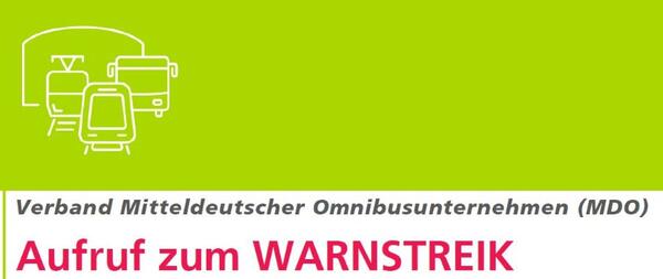Bild vergr&ouml;&szlig;ern: Warnstreik