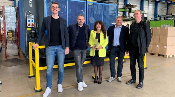 Bild vergr&ouml;&szlig;ern: Unternehmensbesuch KHW Geschwenda