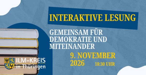 Bild vergr&ouml;&szlig;ern: Interaktive Lesung 9. November