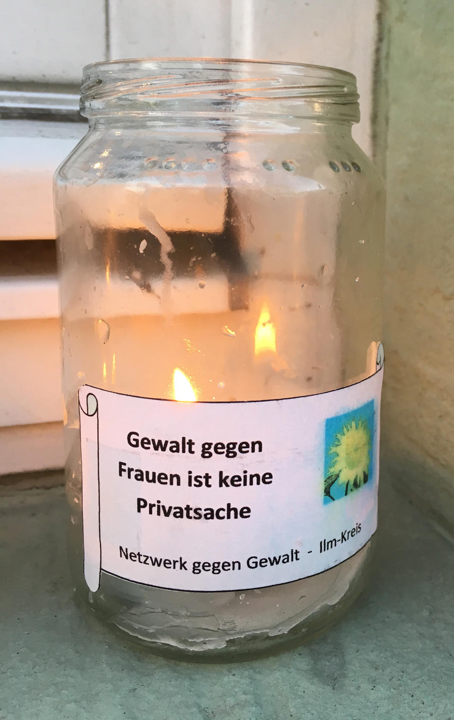 Kerzenaktion am FFZ Ilmenau aus dem Vorjahr