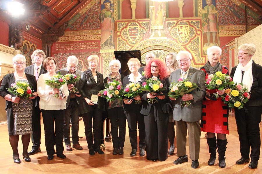 Die Preistr&auml;gerInnen der Th&uuml;ringer Rose 2019